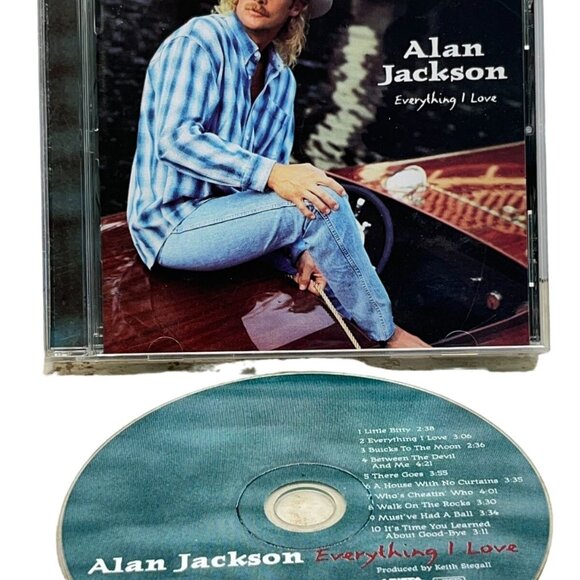 Alan Jackson Everything I Love Country CD 12 Tracks Little Bitty Whos Cheatin - Picture 2 of 6